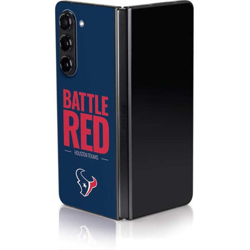 NFL Houston Texans Team Motto Galaxy Z Fold5 5G Skin